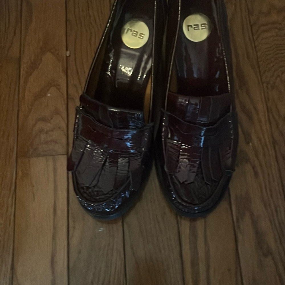 Ras Burgundy Loafers